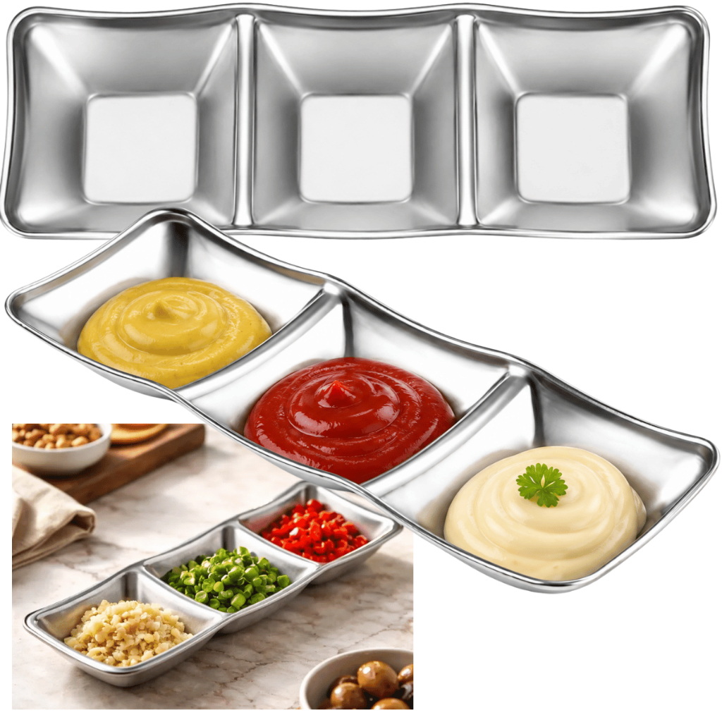 Petisqueira Inox Para Queijos Frutas Canapés Mesa Elegante Resistente Sofisticada Charmosa Luxo