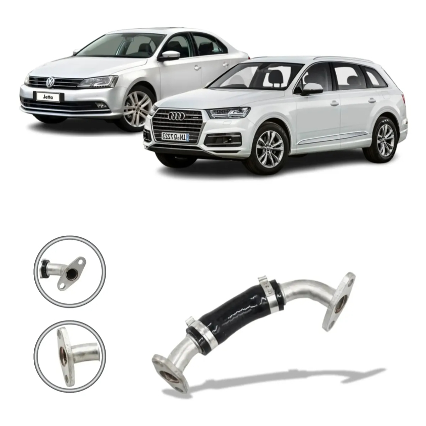 Mangueira Óleo Turbina A3 A4 A5 Q3 Q5 Jetta Eos Tiguan Fusca