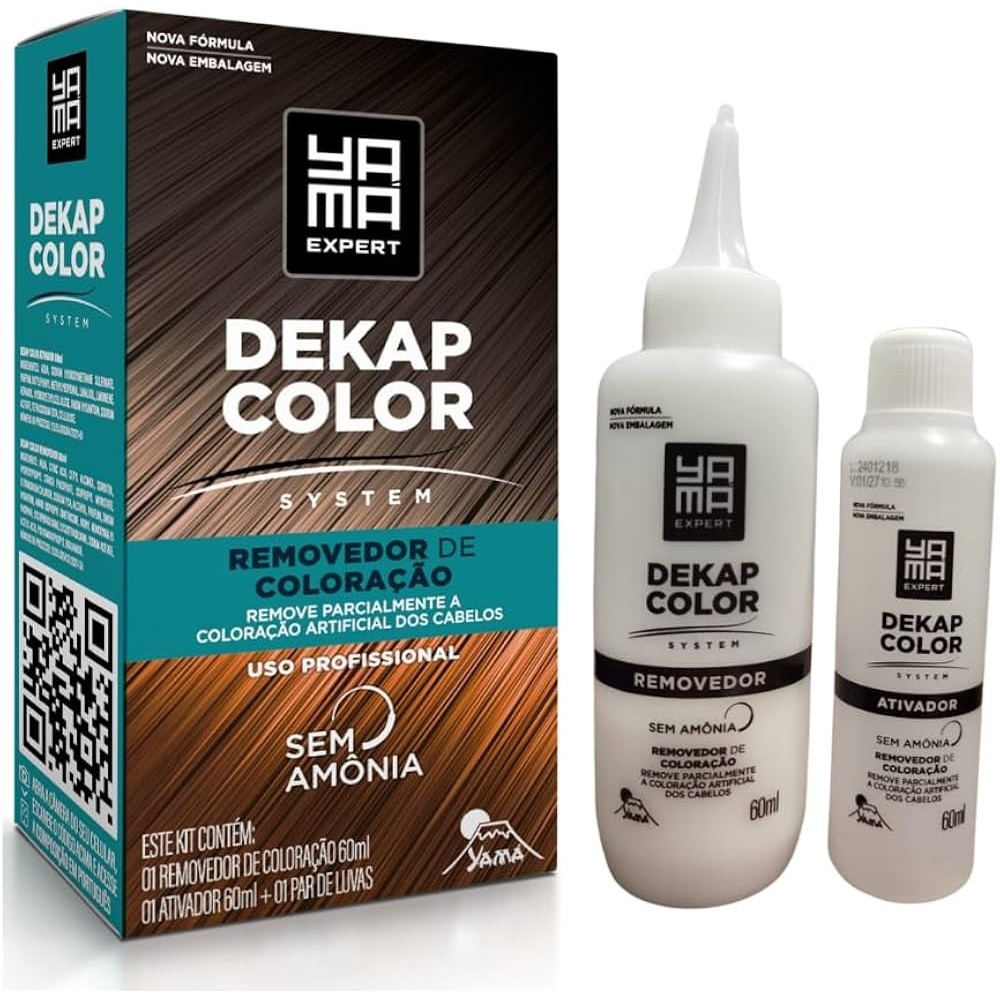 Dekap Color Yamá Removedor de Coloração Capilar Sem Amônia 120ml