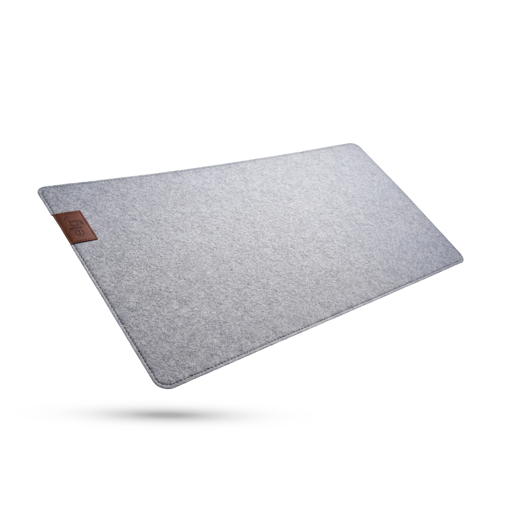 Mousepad Essential Office, Feltro 90x40cm, Porta Copo, Antiderrapante, Bordas Costuradas, MPEXL, ELG · foto 2