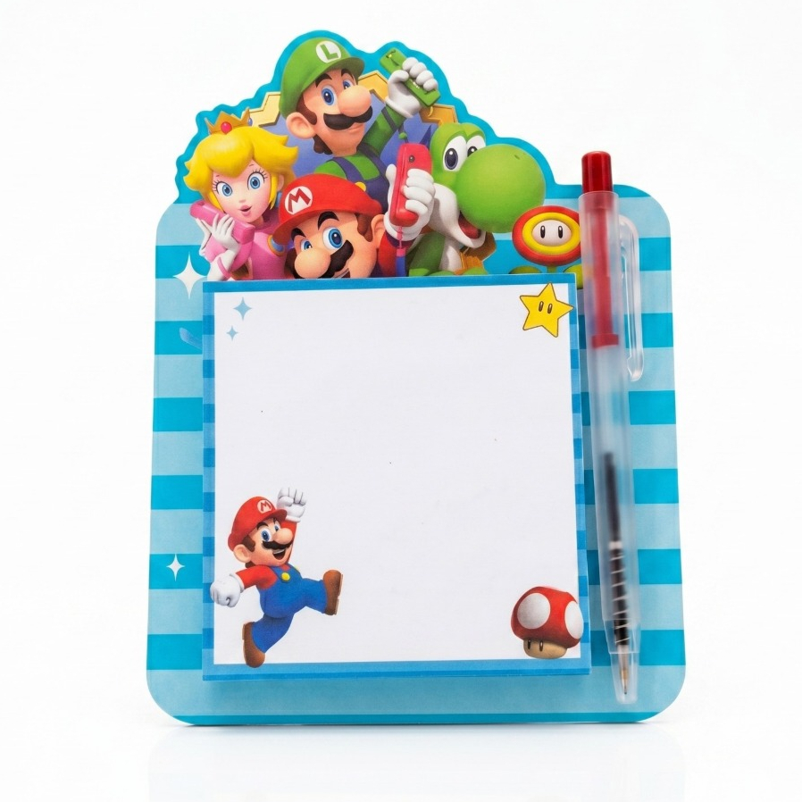 Bloco de Notas Game SUPER MÁRIO