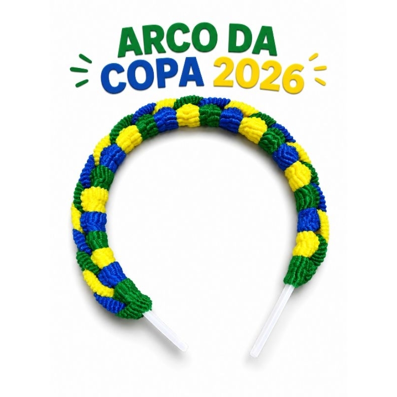Arco da Copa 2026 Tiara da sorte copa do mundo 🇧🇷