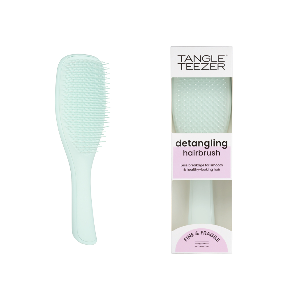 Tangle Teezer Escova de cabelo The Wet Detangler Azul Claro Fine e Fragile Cabelos Finos e Frágeis