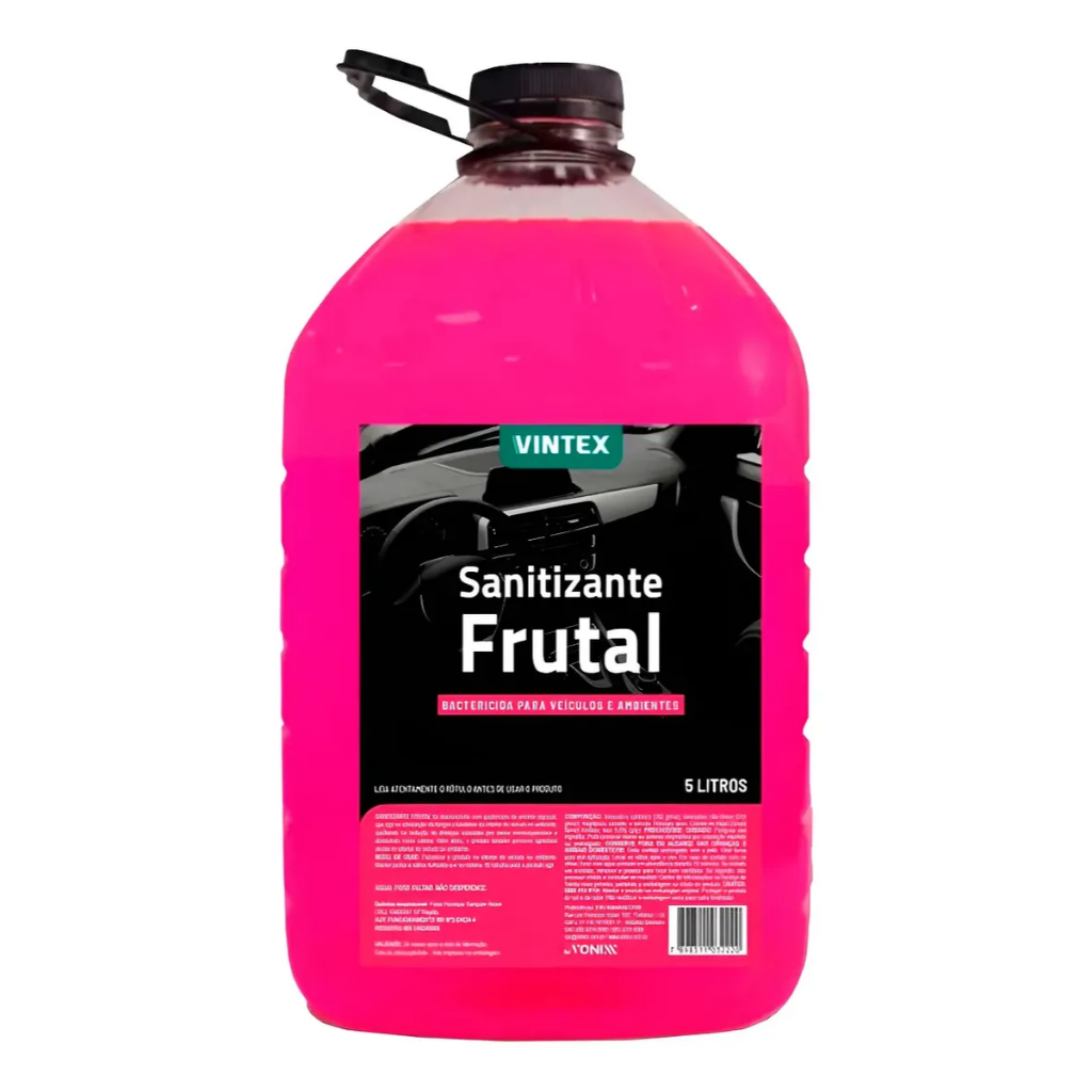 Sanitizante Aromatizante Cheirinho Carro Frutal Vintex Vonixx 5l