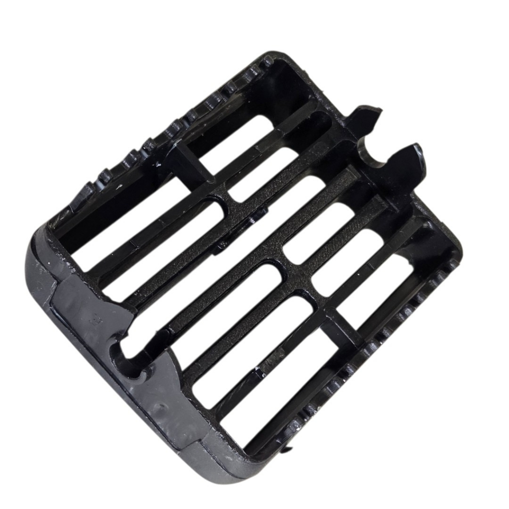 Difusor Ar Central Esquerdo Preto S/ Aletas Fiat Uno 1995