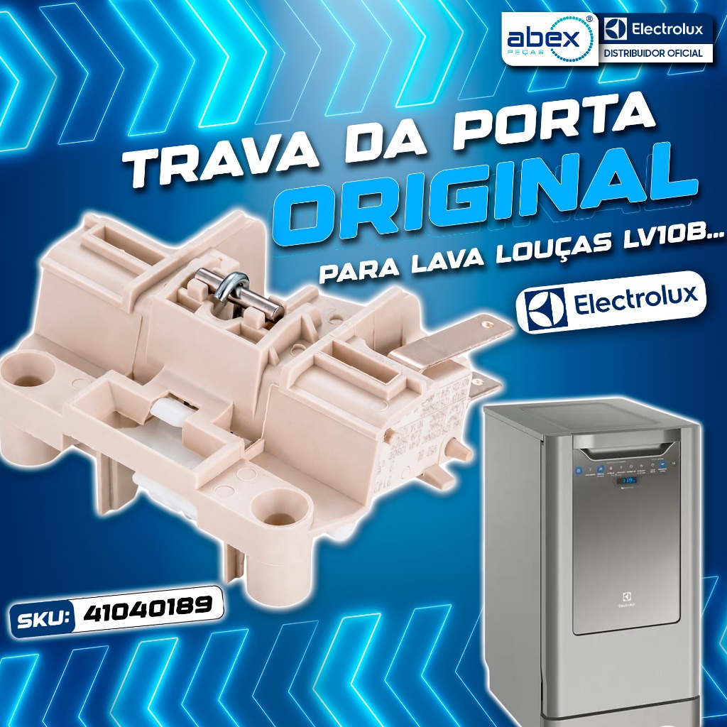 Trava Da Porta LV10B LV10X LV14B LV14X A15517401 41040189 Dispositivo Para Lava Louças Original