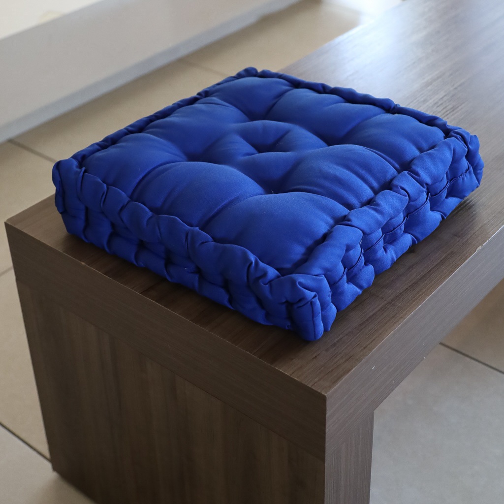 Imagem Futon 40x40 Cm Almofada Assento Turco Colorido Yoga Meditação