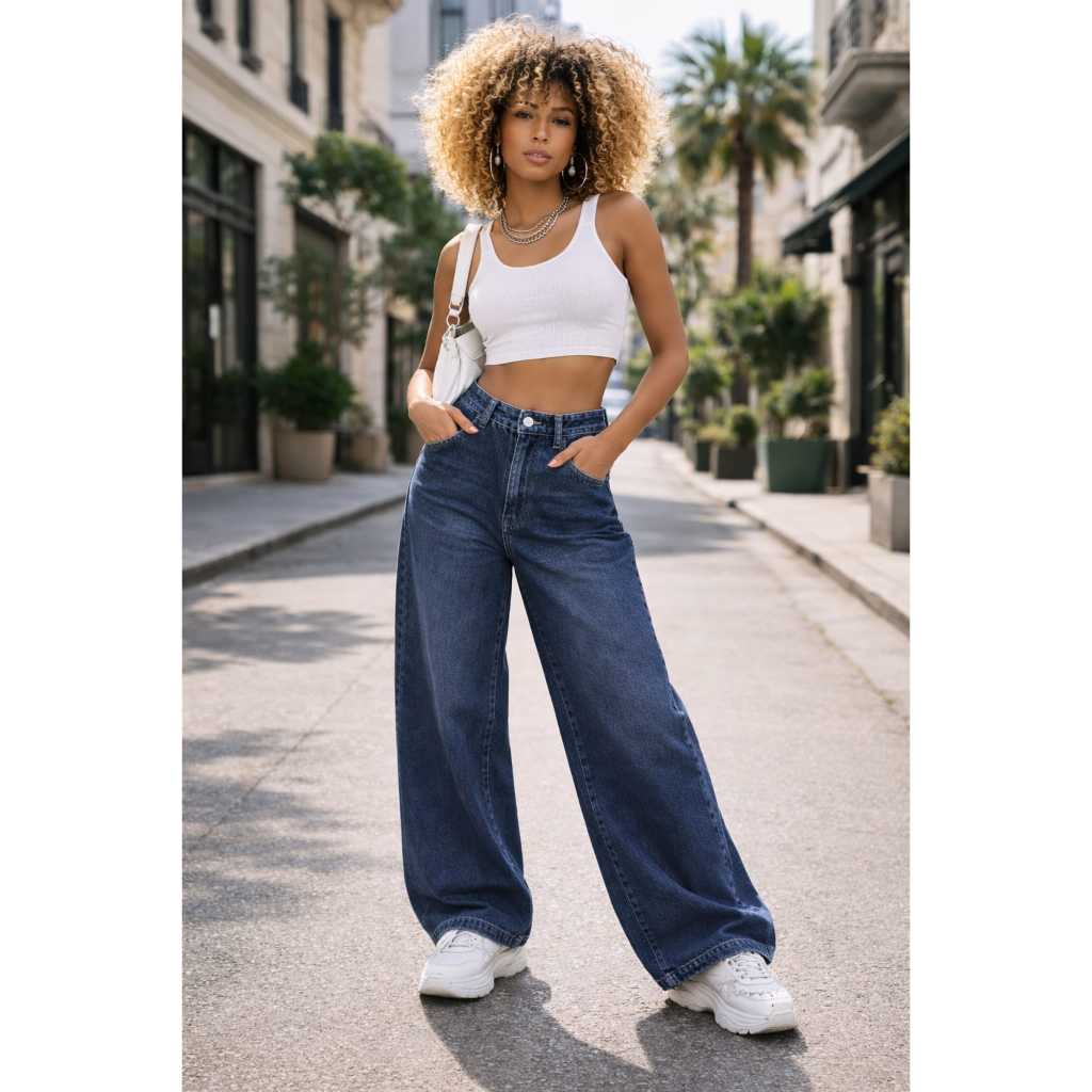 Calça Wide Leg Street Feminina
