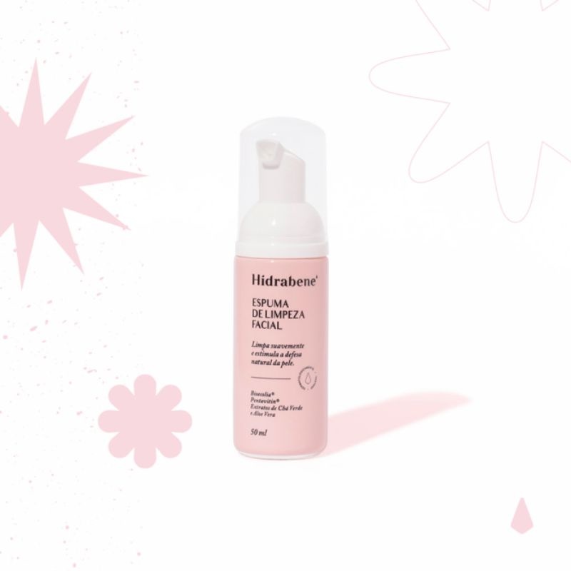 Hidrabene Espuma Limpeza Facial 50ml