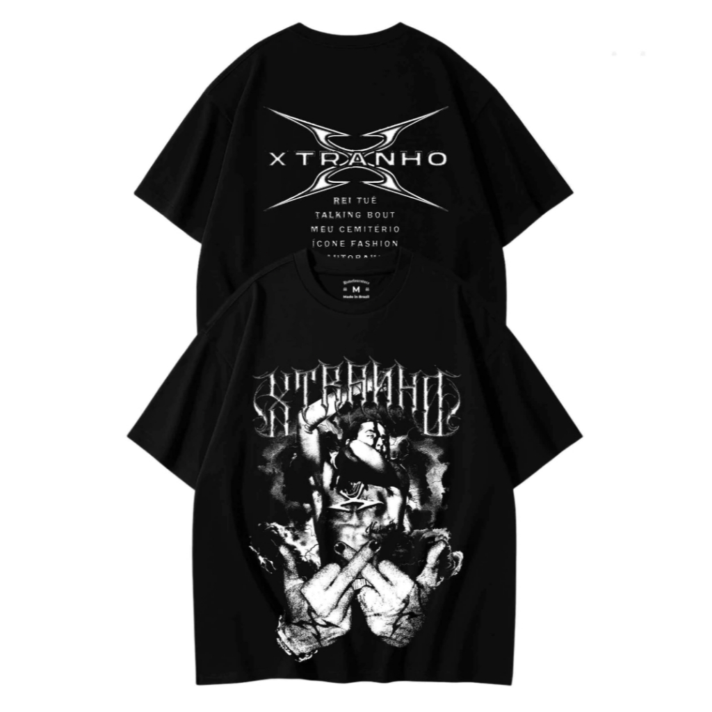 [Camiseta Premium em Algodão Puro]TT Matue xtranho camiseta algodão 100 % streetwear. — imagem 2 de 2