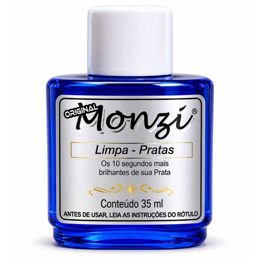 Limpa Prata Monzi 35 Ml Original