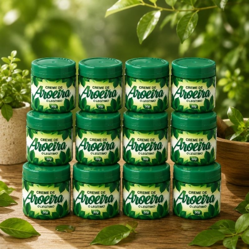 12 Unidades Pomadas Aroeira 50G