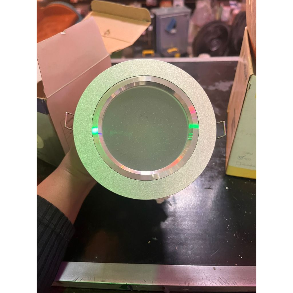 LUMINÁRIA DE EMBUTIR REDONDA CINZA AL034 NITROLUX