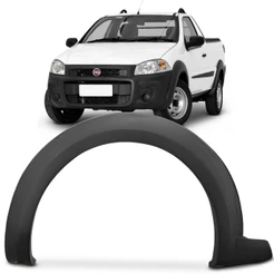 Moldura Paralama Dianteiro Strada Working Trekking 2014 A 2020 Cinza Texturizado
