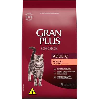 Ração Granplus Gato Choice Frango e Carne 10,1 kg