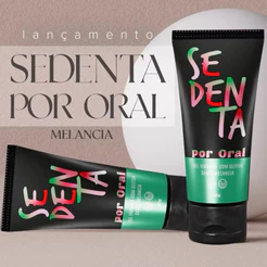 Sedenta por Oral Melancia Gel Beijável Comestível