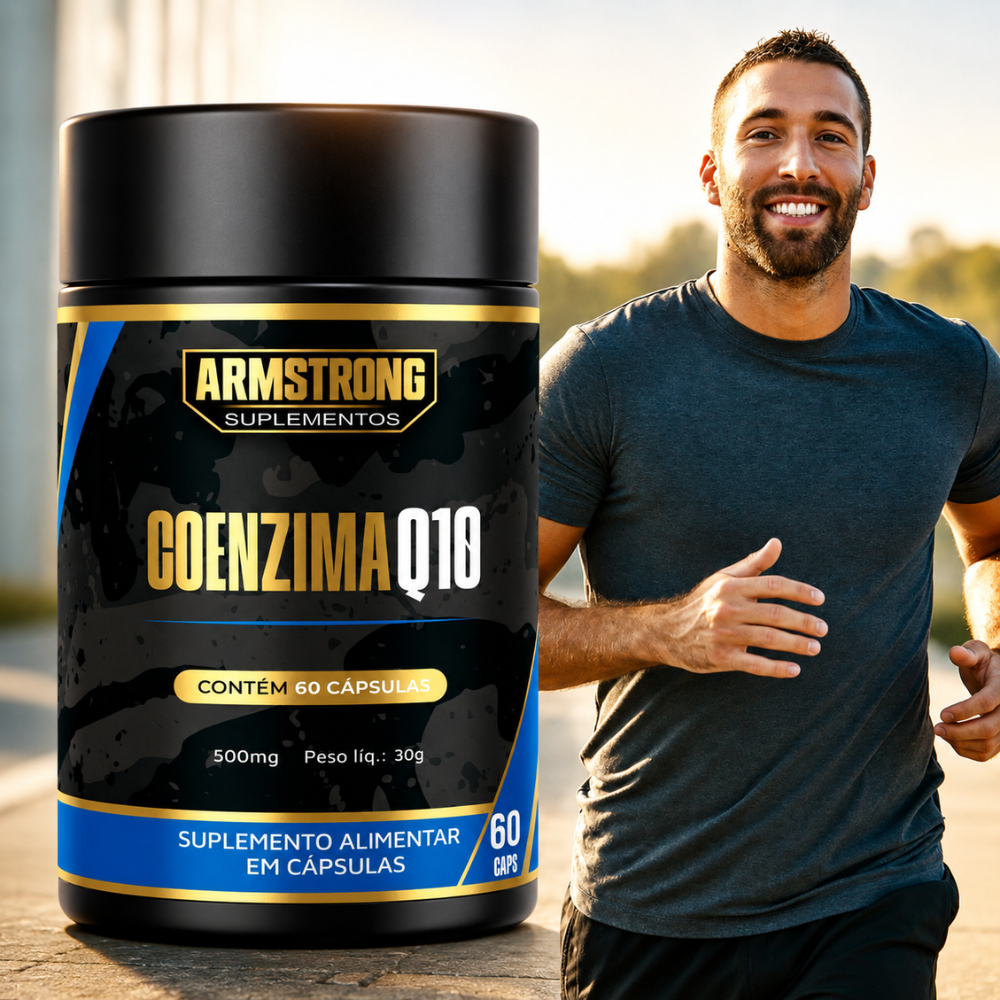 Coenzima Q10 ORIGINAL 200mg 60 Cápsulas CoQ10 Ubiquinona | Armstrong Suplementos