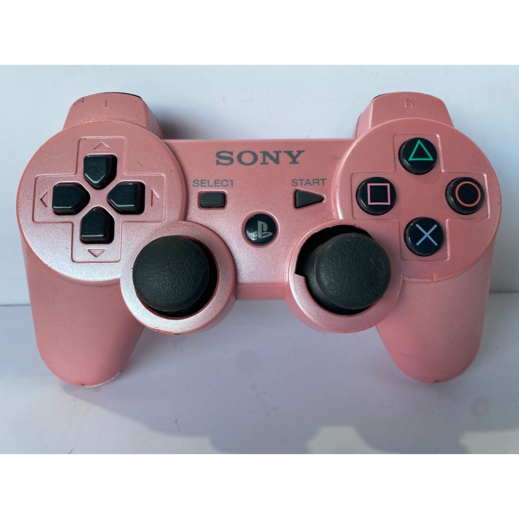 Controle joystick Sony PlayStation 3 Original ediçao Rosa Dualshock candy pink