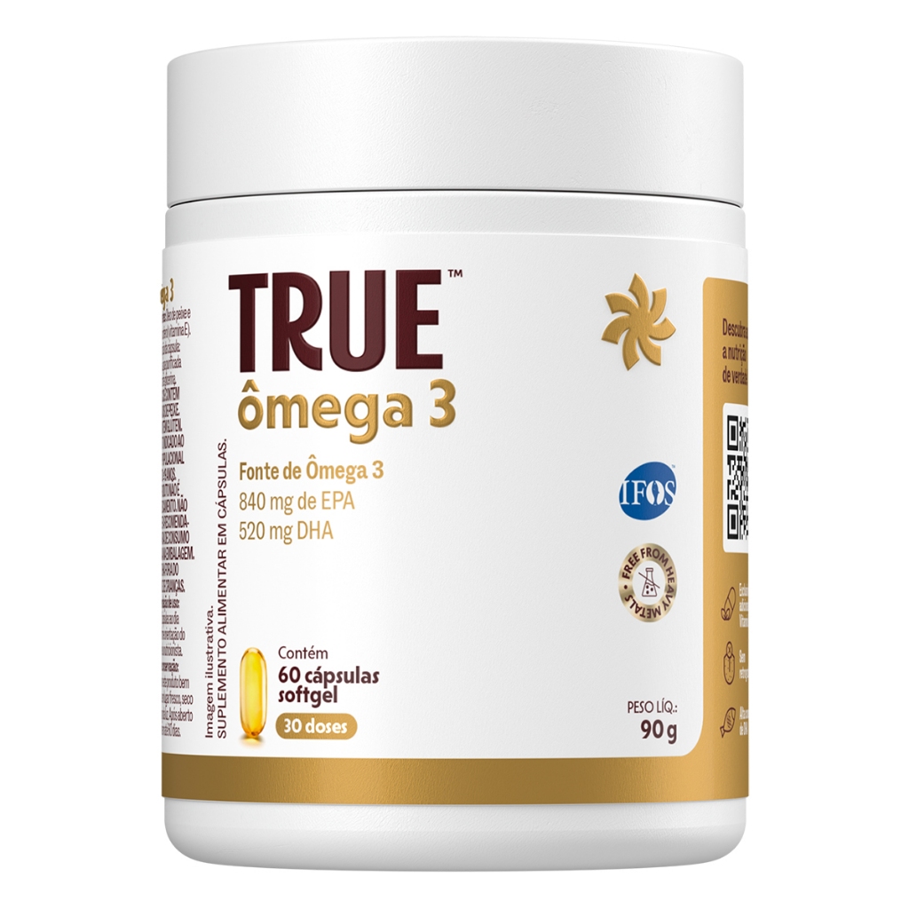 Ômega 3 True 60 Cápsula True Source Sem Sabor