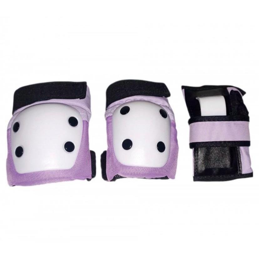 Equipamento de Proteção, 6 Peças, para Criança- Patins, Skate, Cotoveleiras, Joelheiras e Protetor Pulso.