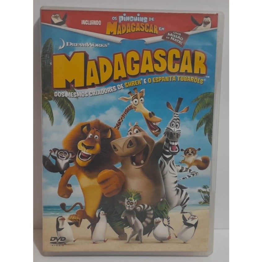 DVD Madagascar Edição Especial Missão De Natal DreamWorks 2008