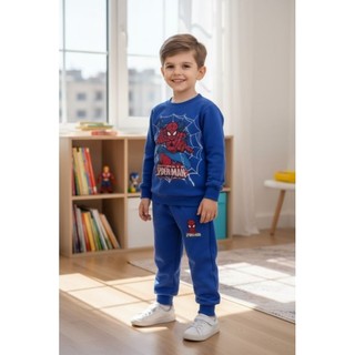 🕷️❄️ Conjunto de Frio Homem-Aranha Conjunto Infantil Homem-Aranha Masculino Moletom Inverno Menino