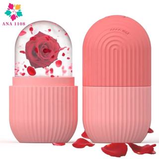 ANA1108 Silicone Bolas Do Rosto De Cubos De Gelo De Rosto Massageador  A Pele Facial Desi…