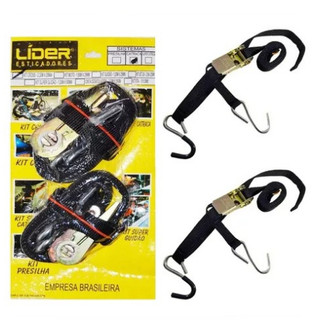Cinta Esticador Estirante Amarração Motos Kit Catracada Par - Líder
