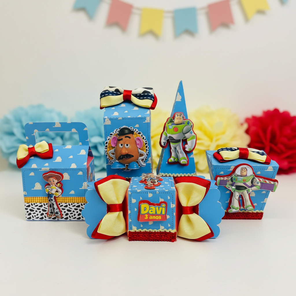 Kit Festa Toy Story PRÉ MONTADO Personalizado | Lembrancinhas | Festa Infantil | Aniversário
