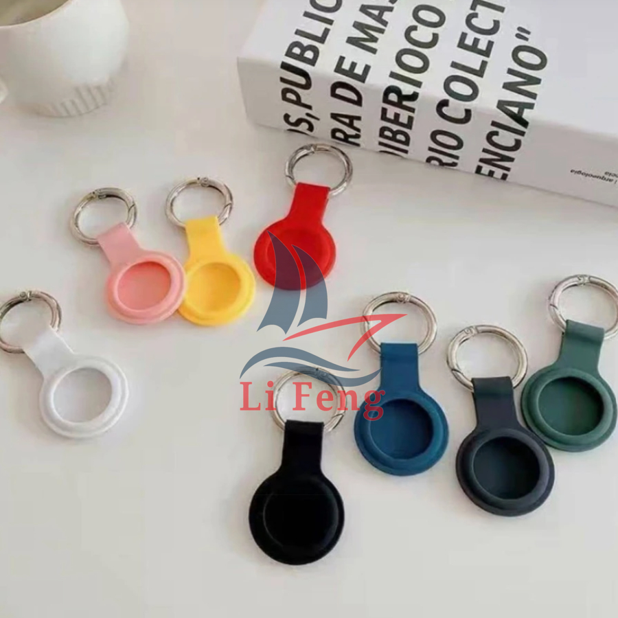 Capa Protetora de Silicone com Argola para AirTag – Case Resistente