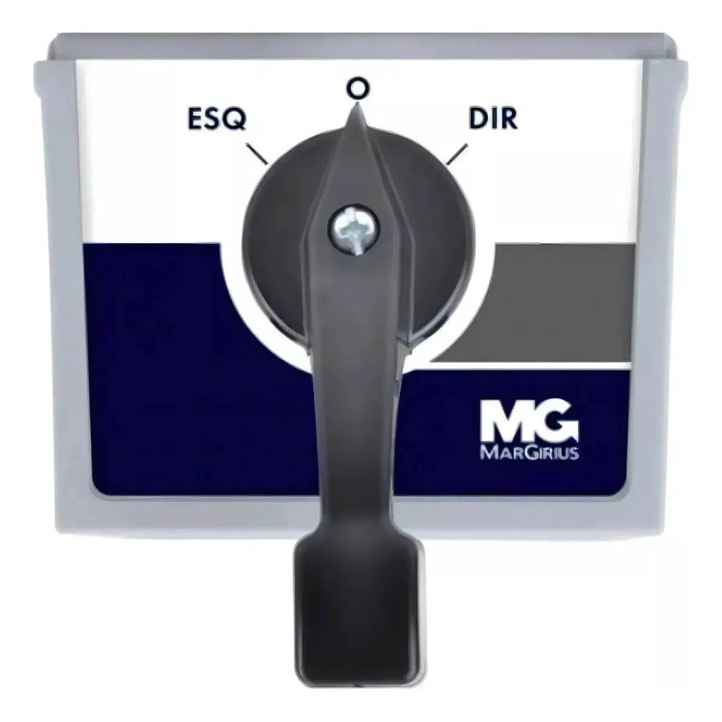 Chave Reversora Margirius 40a Cr-840 Função Mono-trifásica Branco