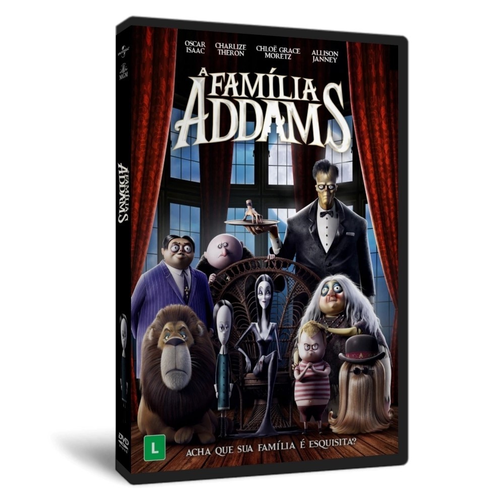 DVD A Família Addams - 2019 - (Dual-Audio) - 1080p HD Por 25.99