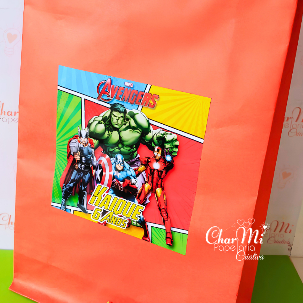 Adesivos Personalizados para Sacolinhas | Festa Infantil, Aniversário, Lembrancinha | Qualquer Tema