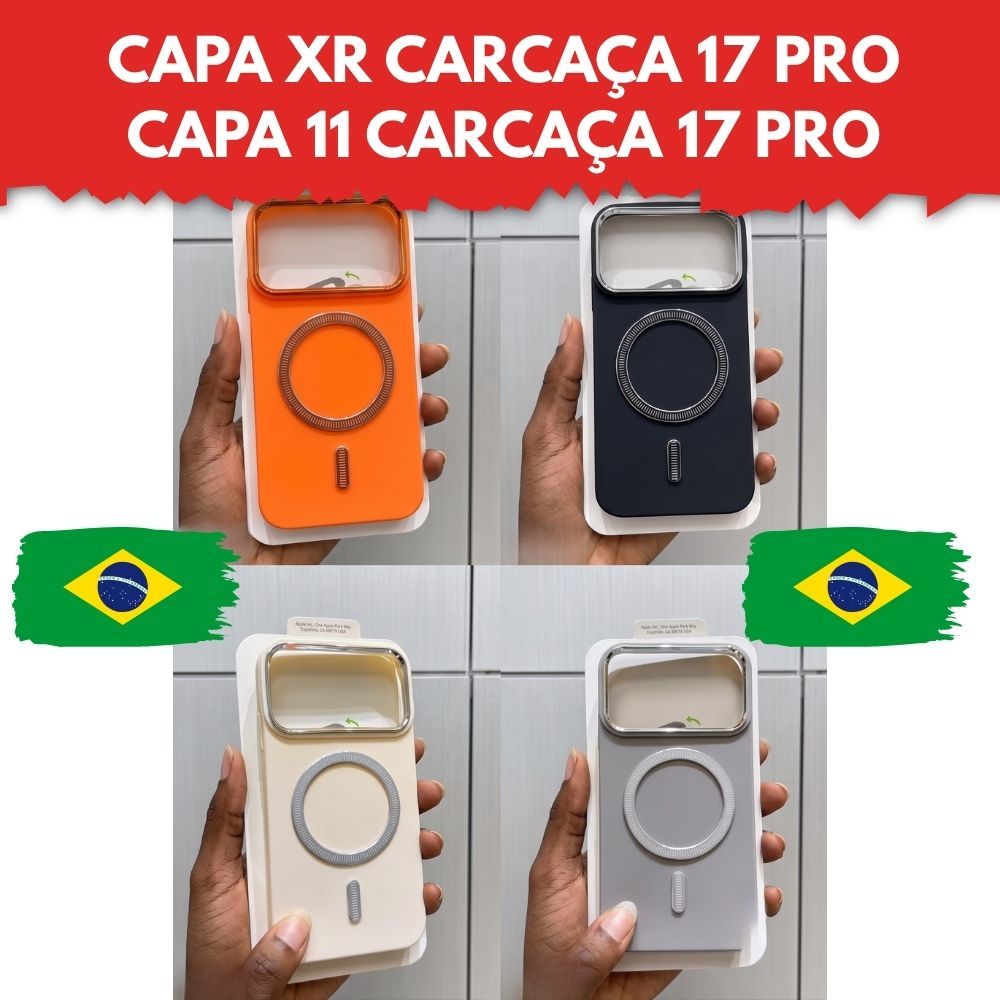 Capa XR na carcaça 17 Pro Capa 11 na carcaça 17 Pro Resistente