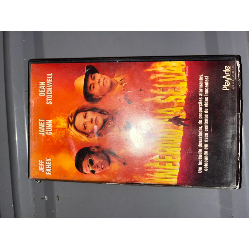 Fita Cassete Vhs Filme Inferno na Selva! Original! Legendado!