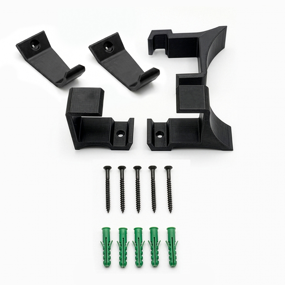 Suporte De Parede Playstation Ps4 Slim E suporte Controles Console Pendura na sala quarto Sala Gamer Cor Preto