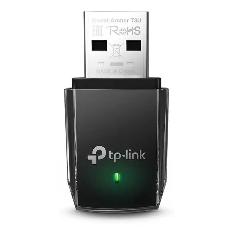 Adaptador Mini Usb Wifi Tp-link Archer T3u Preto