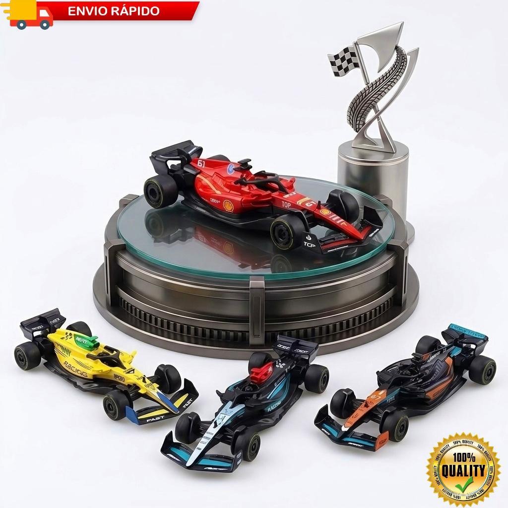 Miniatura Carrinho F1 Metal Fricção Pull‑Back – Edição Colecionador