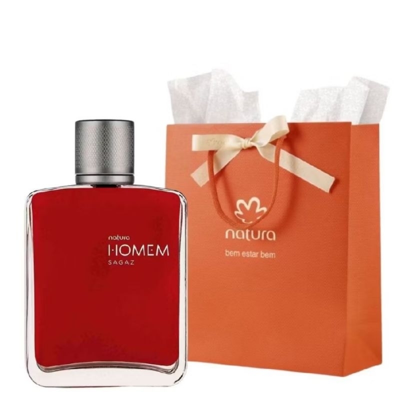 Natura Homem Sagaz 100ml Val:2030 - Acompanha sacola para presente