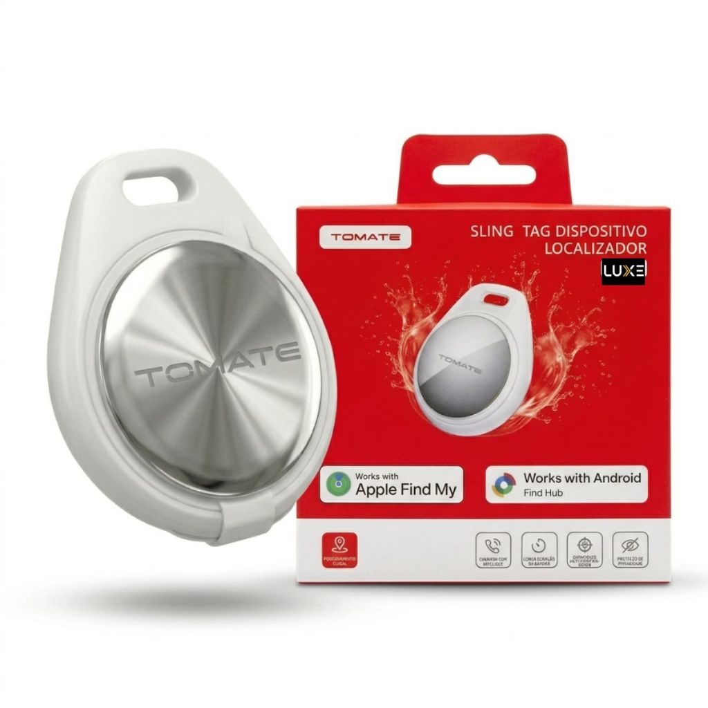 Smart Tag Localizador Compatível com Android e Iphone IOS Rastreador de Objetos GPS c/ Alarme Sonoro