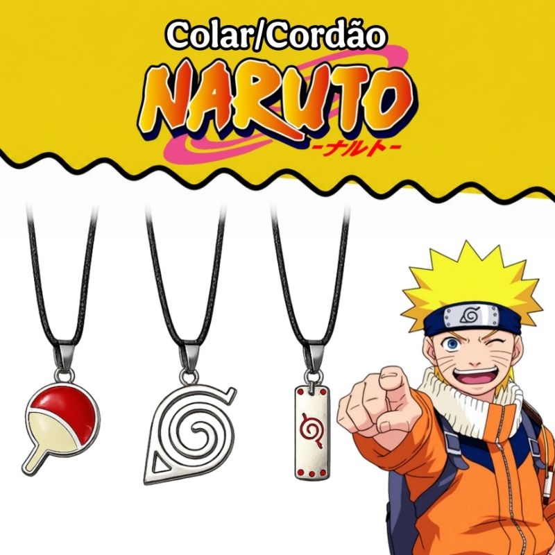 Colar Naruto Anime | Cordão nuvem Naruto Akatsuki Best Friends Red Cloud Uchiha Konoha Geek