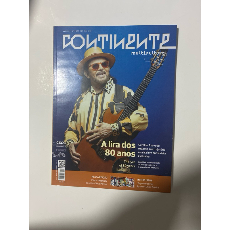 Revista Continente Multicultural nº 279 – Geraldo Azevedo 80 Anos | Edição Colecionável