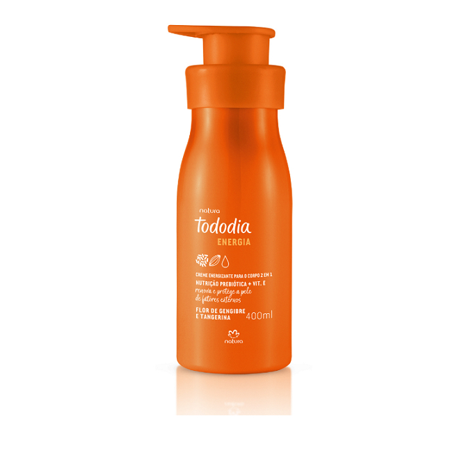 Hidratante Corporal Flor de Gengibre e Tangerina Natura Tododia 400ml
