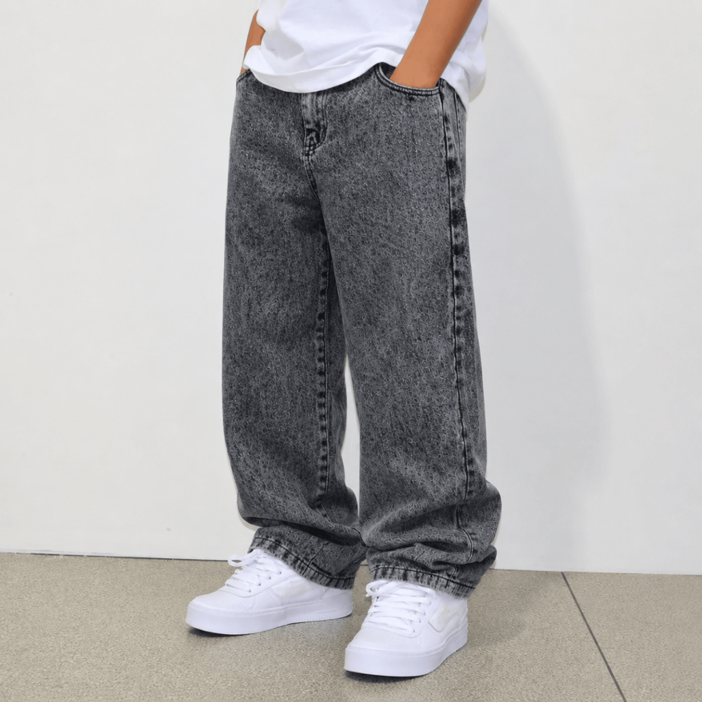 Calça Balão Jeans Juvenil Streetwear Masculina