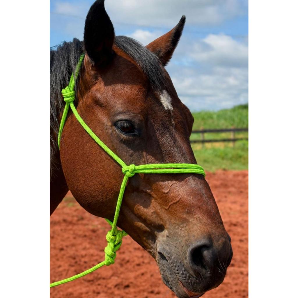 Cabresto 7 Nós para Cavalos em Corda 8mm – Resistente, Leve e Ideal para Manejo Diário Pratico