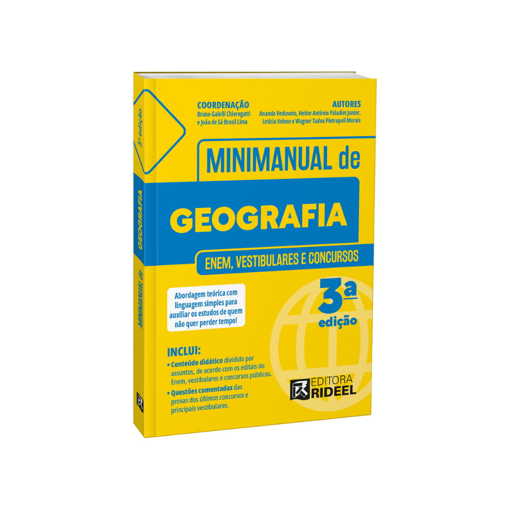 Minimanual de Geografia - Enem, vestibulares e concursos