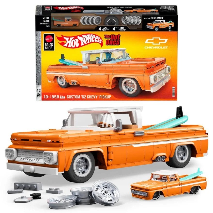 Mattel Brick Shop Hot Wheels Elite Custom '62 Chevy Pickup
