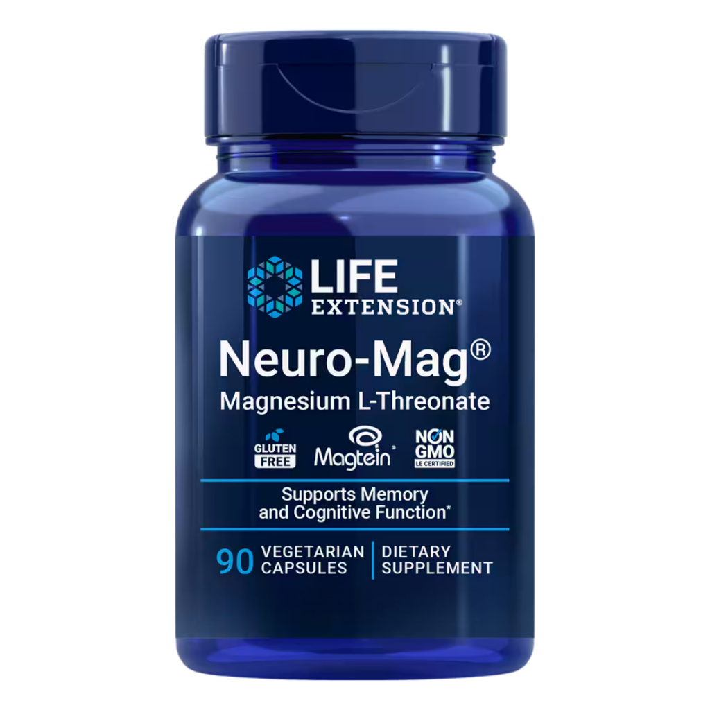 Neuro-Mag Magnésio L-Treonato 90 Cápsulas Life Extension