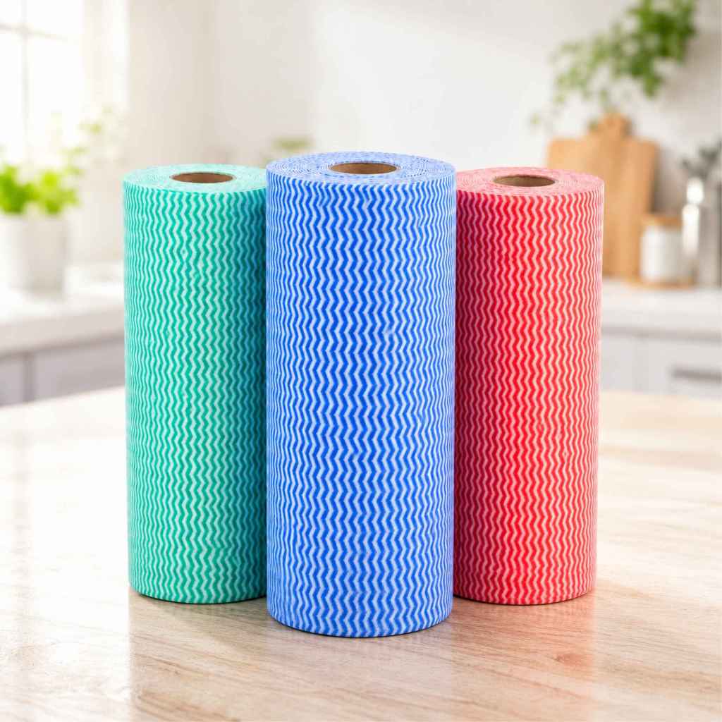 Pano Multiuso limpeza Cozinha Reutilizável Limpeza Geral Alta Absorção Rolo 50/100 unidades