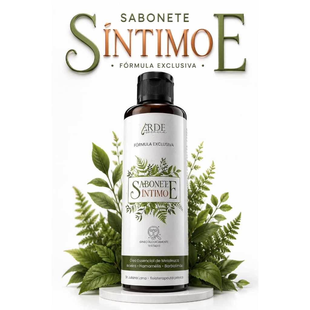 Sabonete Íntimo Barbatimão Melaleuca e Aloe Vera Feminino 300ML Combate Candidíase  Vaginose Verde